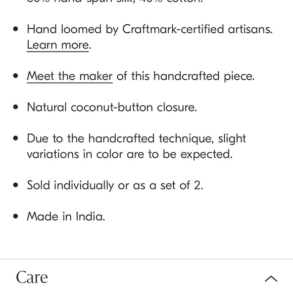 West Elm silk Handloomed Pillow Cover (set of 2) - Picture 6 of 7